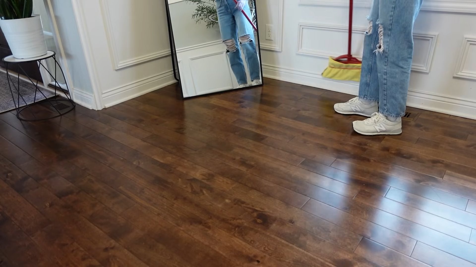 Baseboard cleaning hack